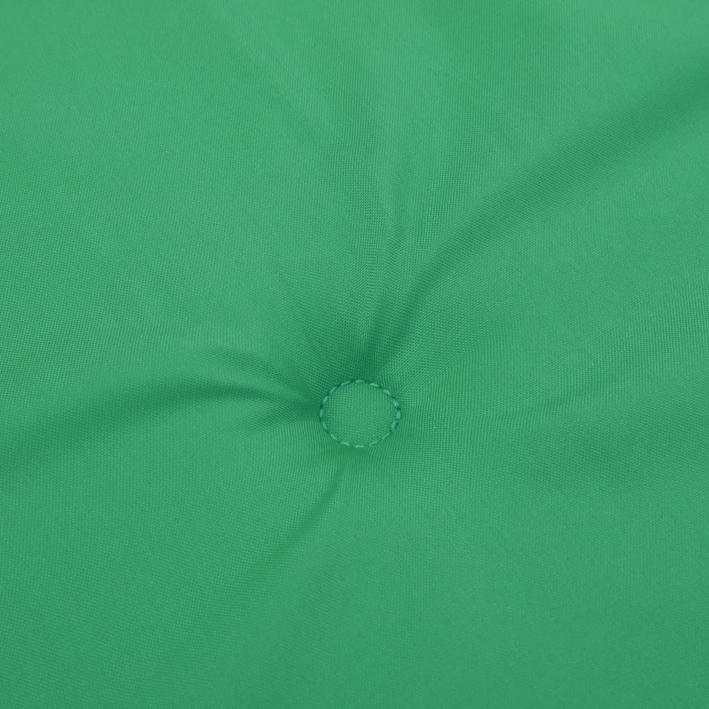 vidaXL dārza sola matracis, 100x50x3 cm, audums, zaļš