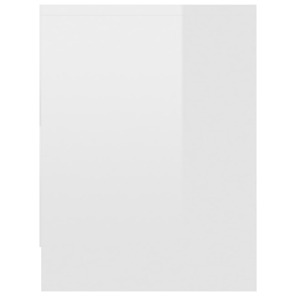 vidaXL naktsskapīši, 2 gab., balti, 40x30x40 cm, skaidu plāksne