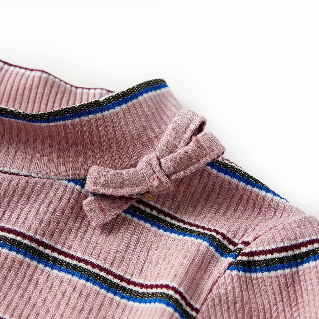 Bērnu krekls ar garām piedurknēm, gaiši rozā, 92