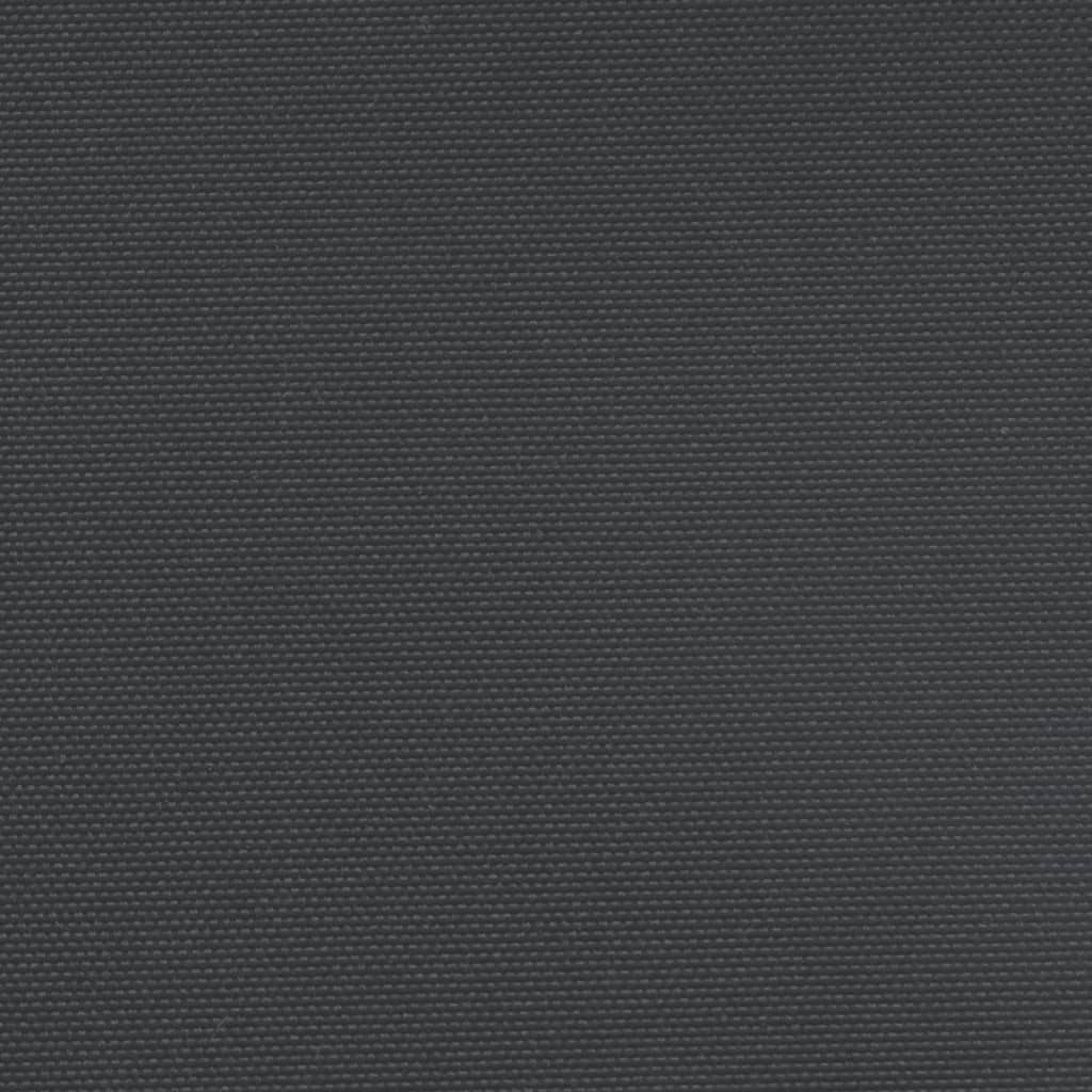 vidaXL izvelkams sānu aizslietnis, melns, 180x600 cm