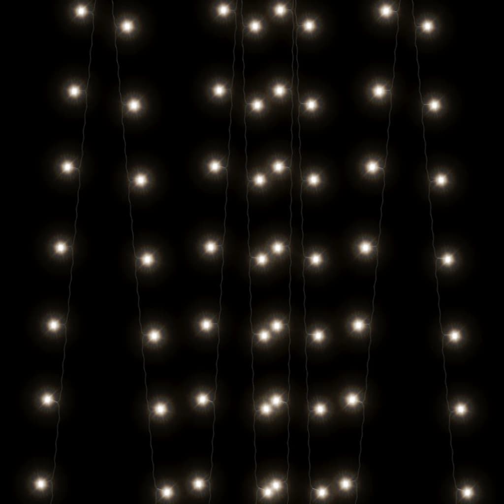 vidaXL solārā lampiņu virtene, 2 gab., 2x200 LED, vēsi balta