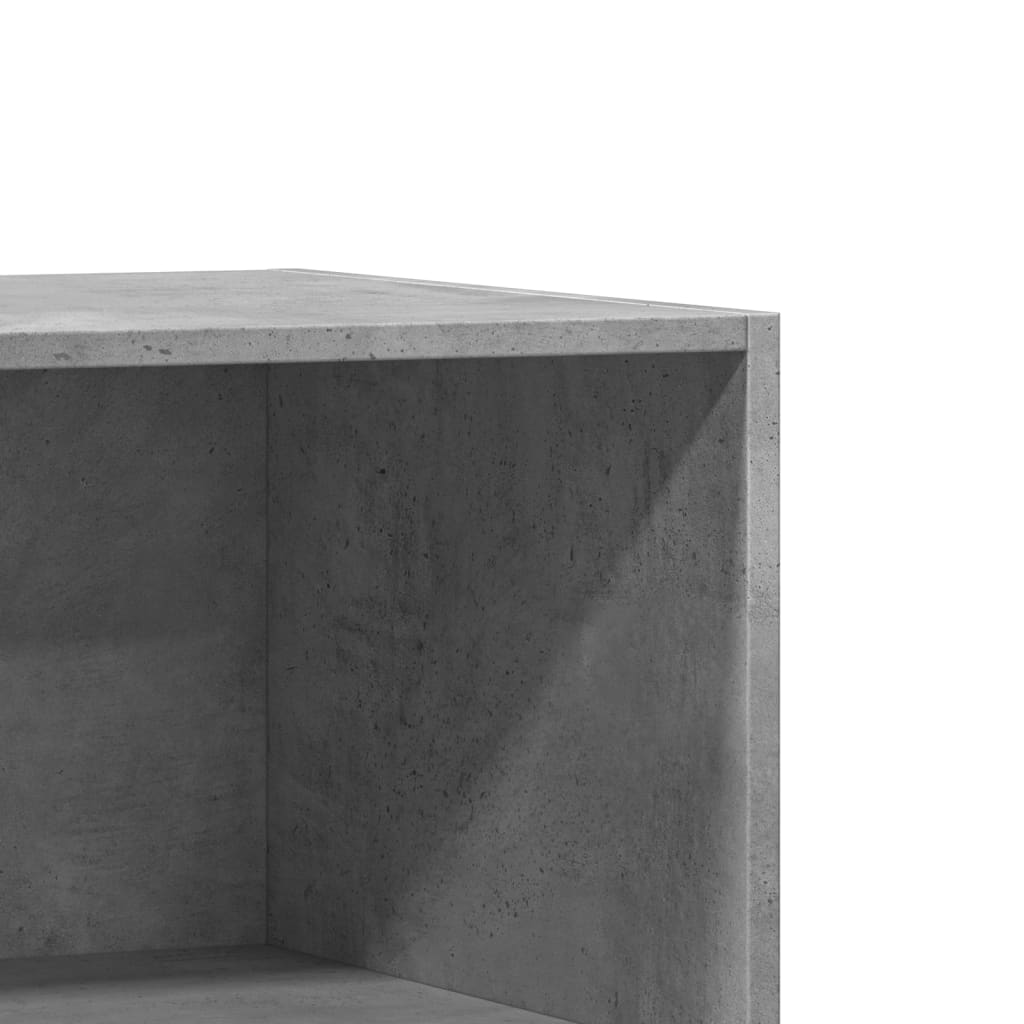 vidaXL skapis, betona pelēks, 77x48x102 cm, inženierijas koks