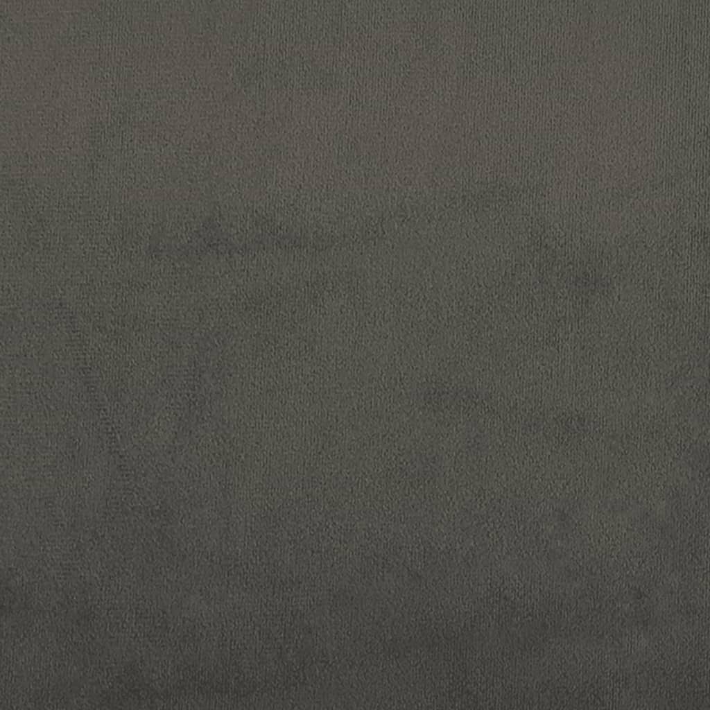 vidaXL sienas paneļi, 12 gab., tumši pelēki, 60x15 cm, samts, 1,08 m²