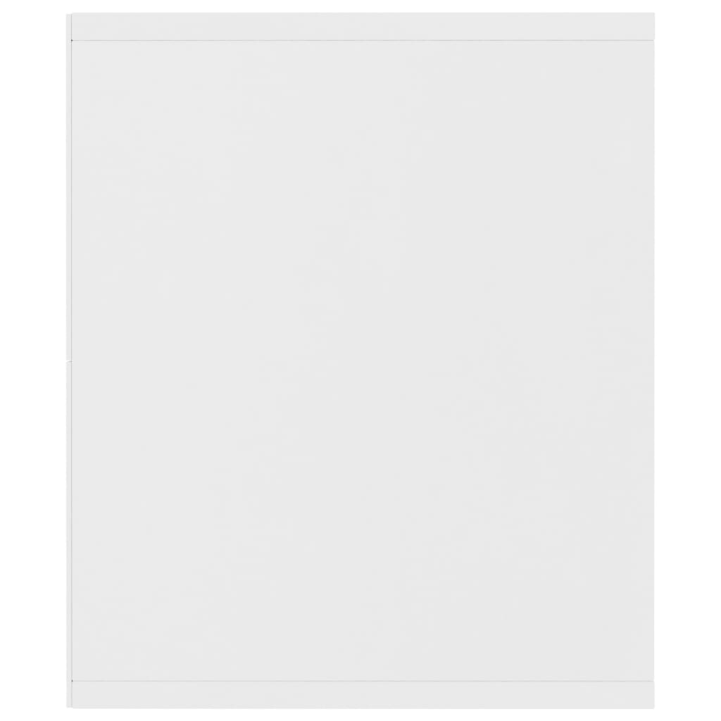 vidaXL grāmatu plaukts, 143x30x36 cm, balts