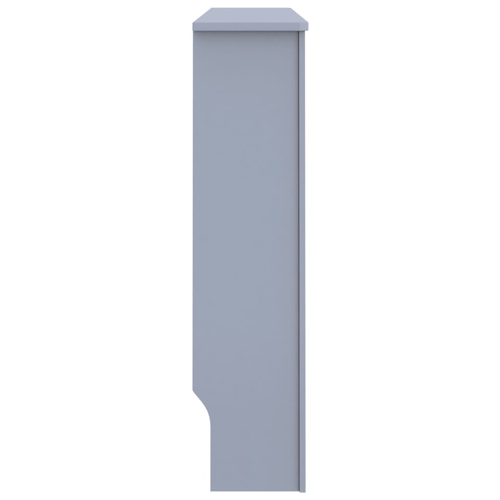 vidaXL radiatora pārsegs, antracītpelēks, 112x19x81,5 cm, MDF