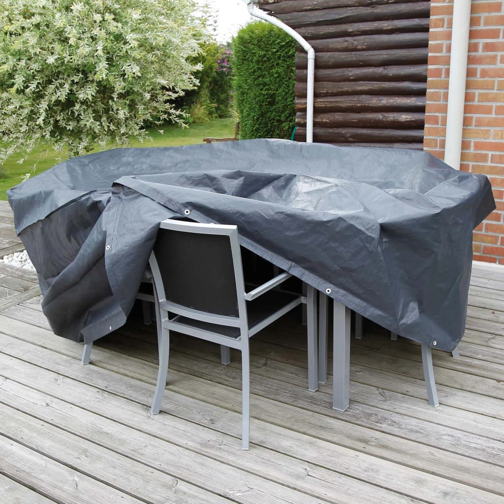 Nature dārza mēbeļu pārklājs apaļam galdam, 118x70 cm