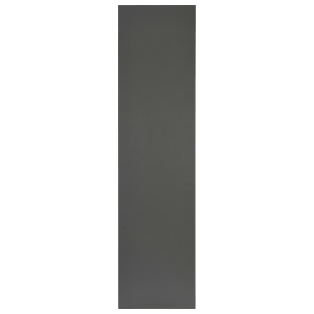 vidaXL vannasistabas mēbeles, pelēkas, 160x40x16,3 cm