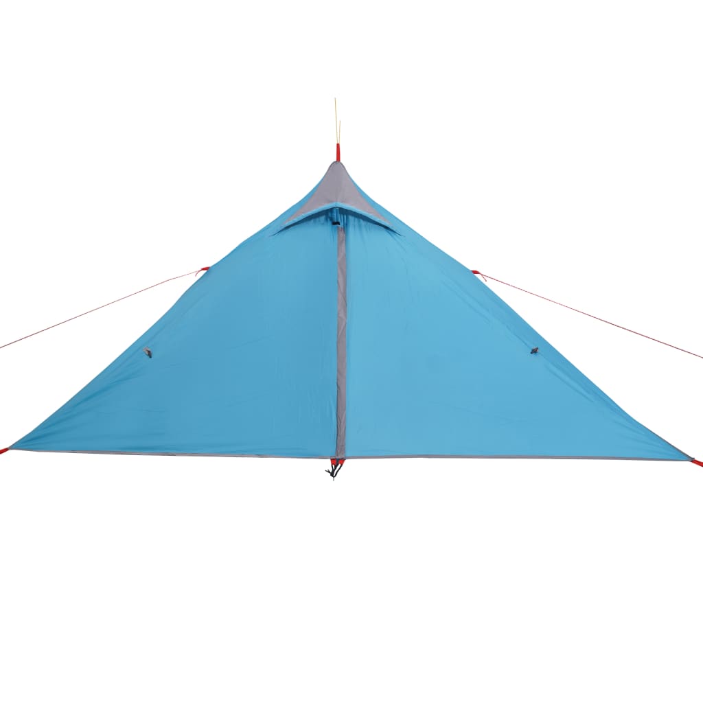 vidaXL kempinga telts 1 personai, zila, ūdensnecaurlaidīga