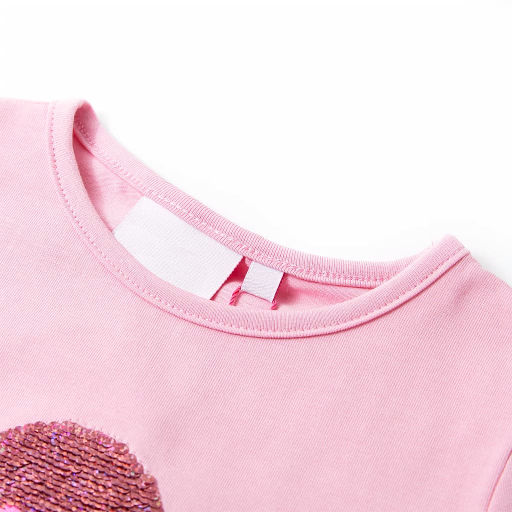 Bērnu T-krekls, koši rozā, 92