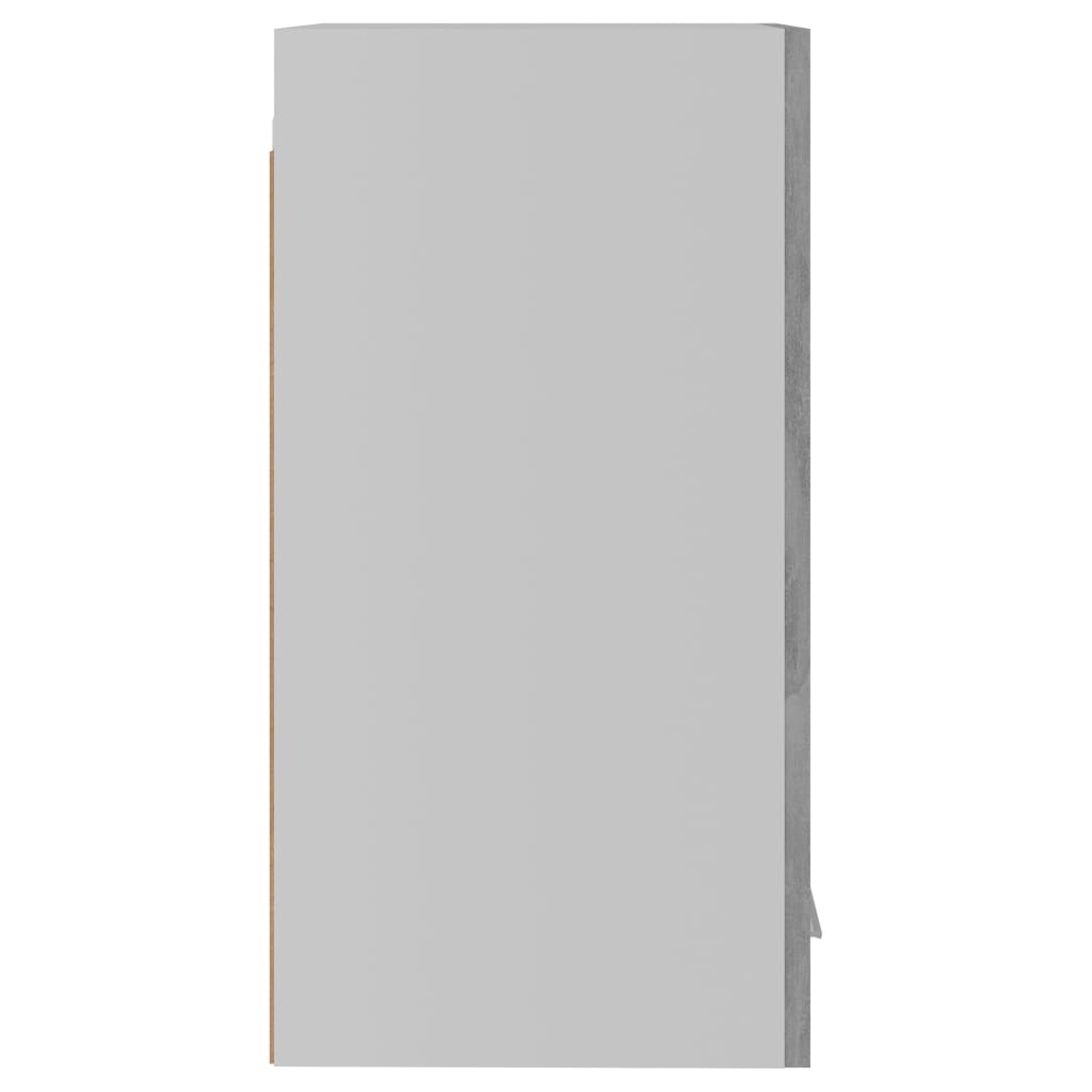 vidaXL piekarams skapītis, betona pelēks, 29,5x31x60 cm, skaidu plātne