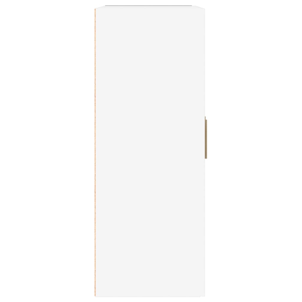 vidaXL sienas skapītis, balts, 69,5x32,5x90 cm, inženierijas koks