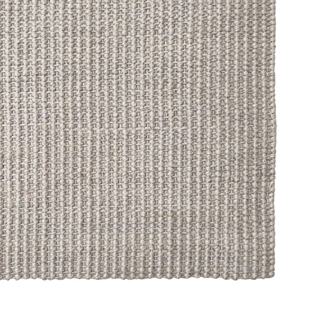 vidaXL paklājs, dabīgs sizals, 80x250 cm, smilšu krāsa