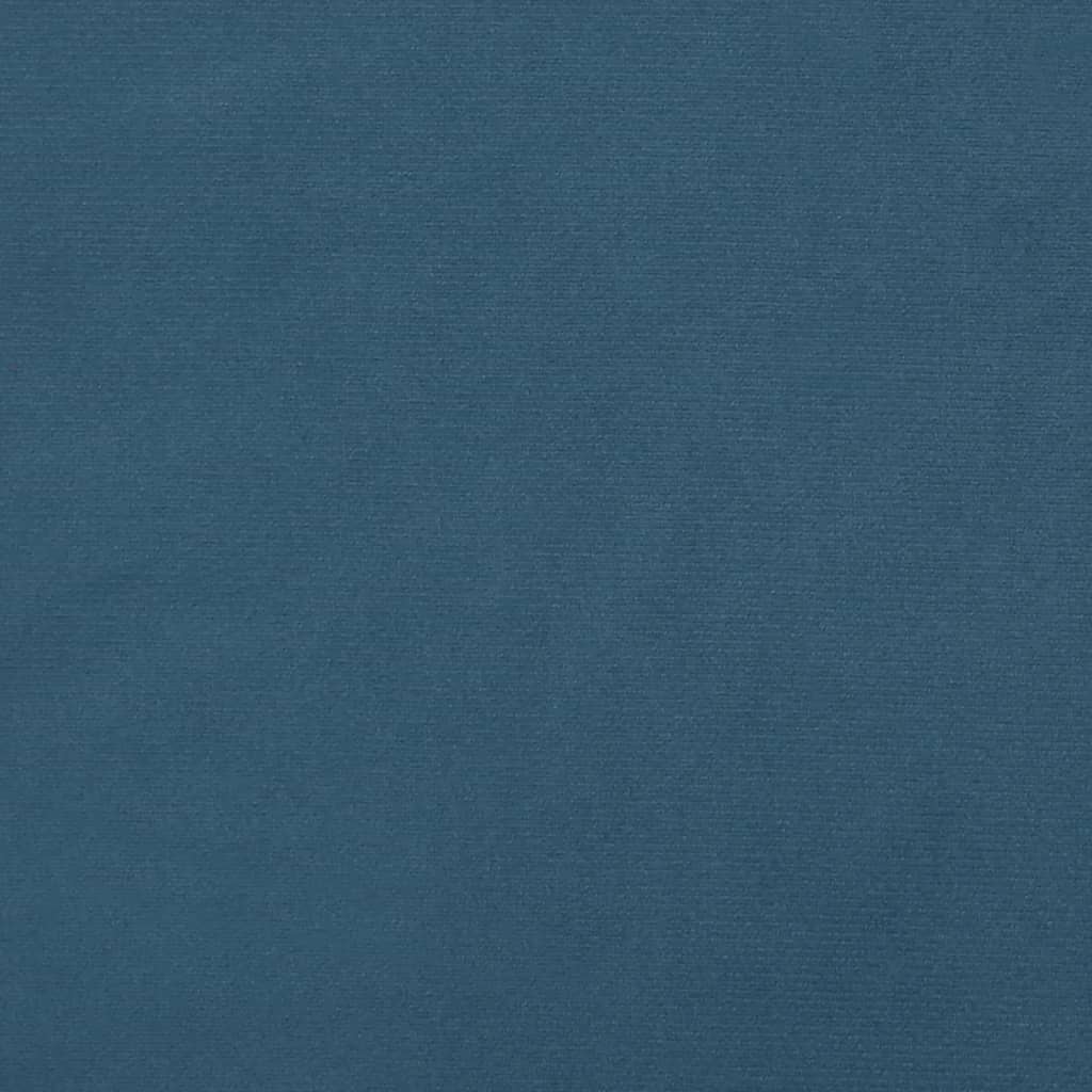 vidaXL gultas galvgaļi, 2 gab., 90x5x78/88 cm, tumši zils samts
