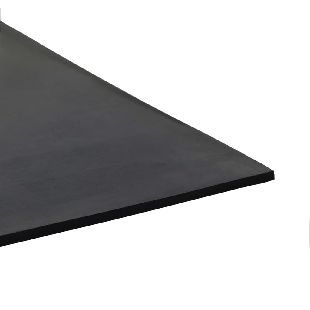 vidaXL grīdas paklājs, neslīdoša gumija, 1,2x2 m, 4 mm, gluds