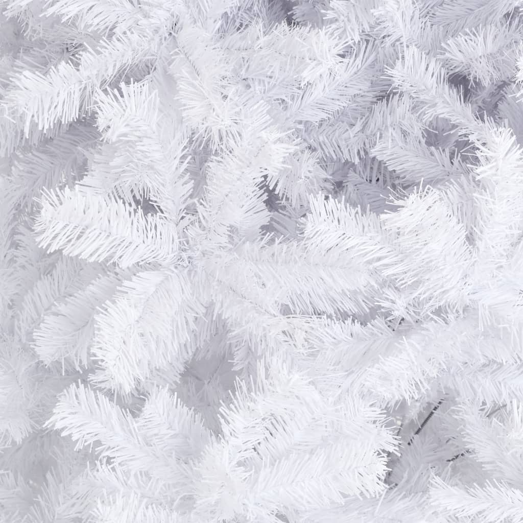 vidaXL mākslīgā Ziemassvētku egle, 500 cm, balta