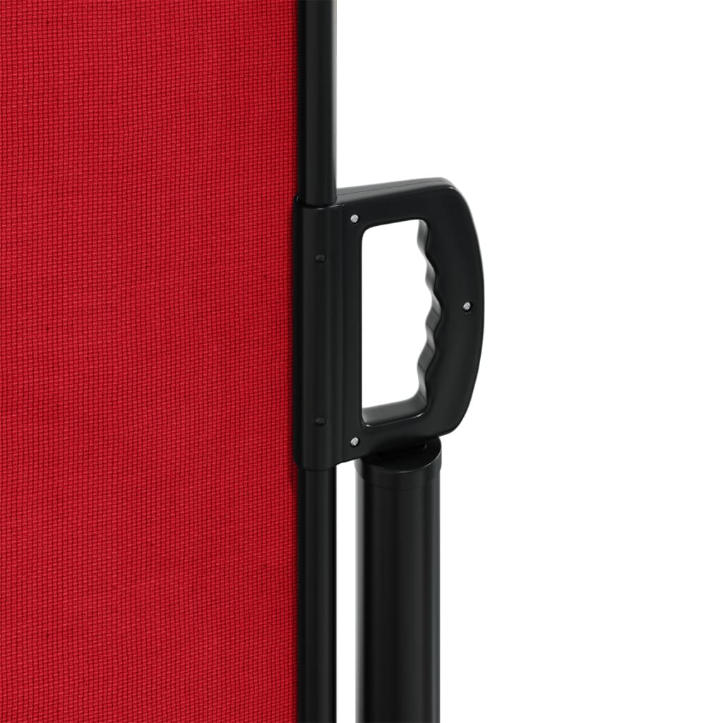 vidaXL izvelkama sānu markīze, sarkana, 200x600 cm