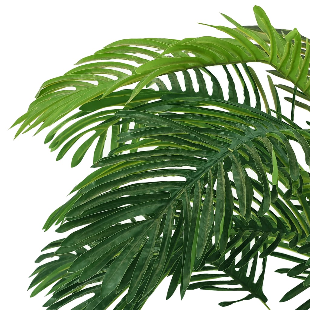 vidaXL mākslīgā cikas palma ar podiņu, 140 cm, zaļa