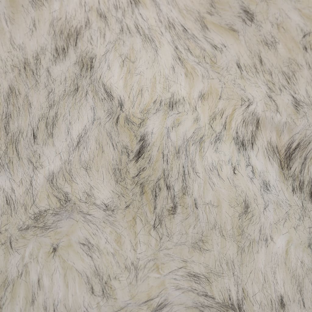 vidaXL paklājs, 60x90 cm, mākslīga aitāda, pelēks