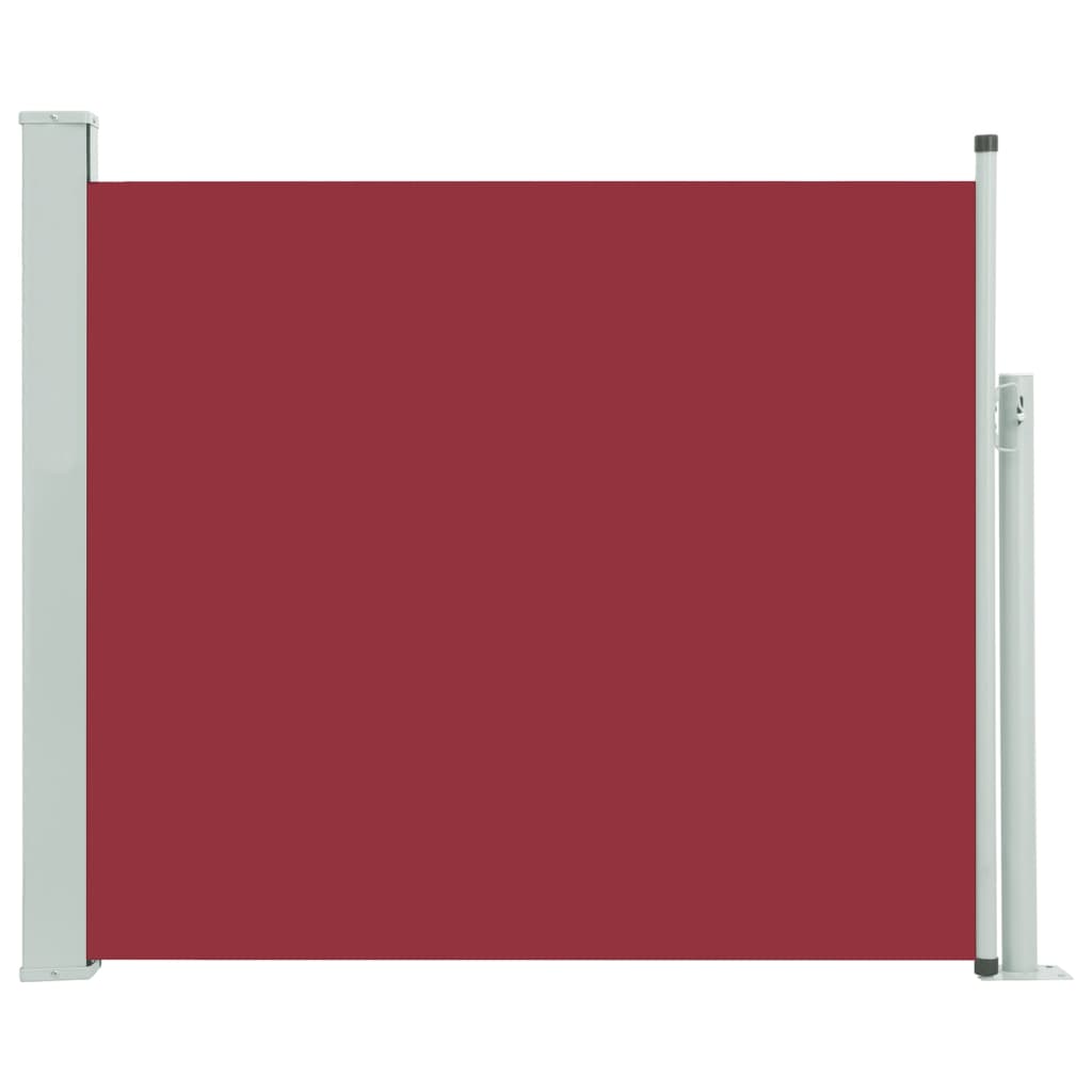 vidaXL izvelkama sānu markīze, sarkana, 100x300 cm