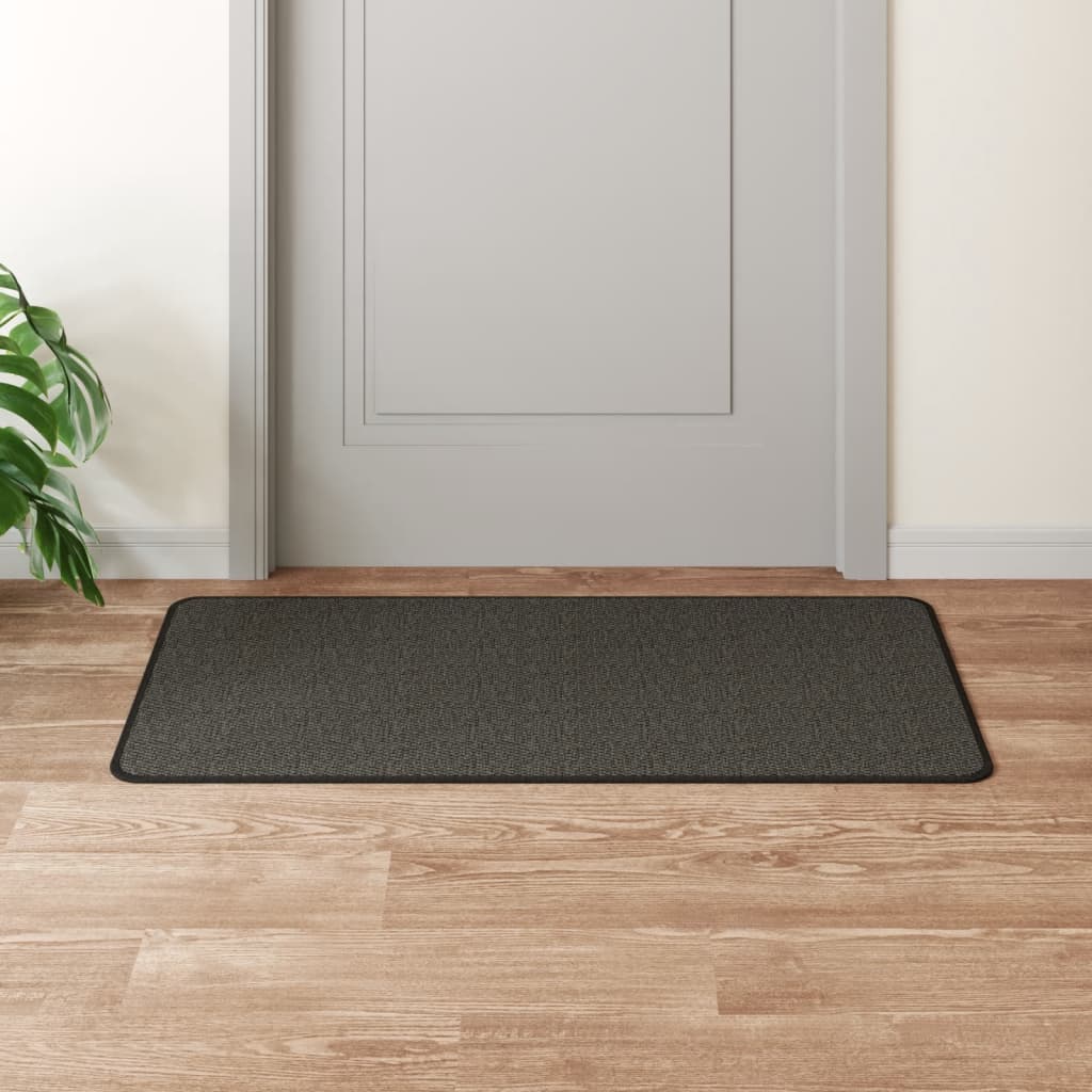 vidaXL paklājs, sizala izskats, antracītpelēks, 50x100 cm