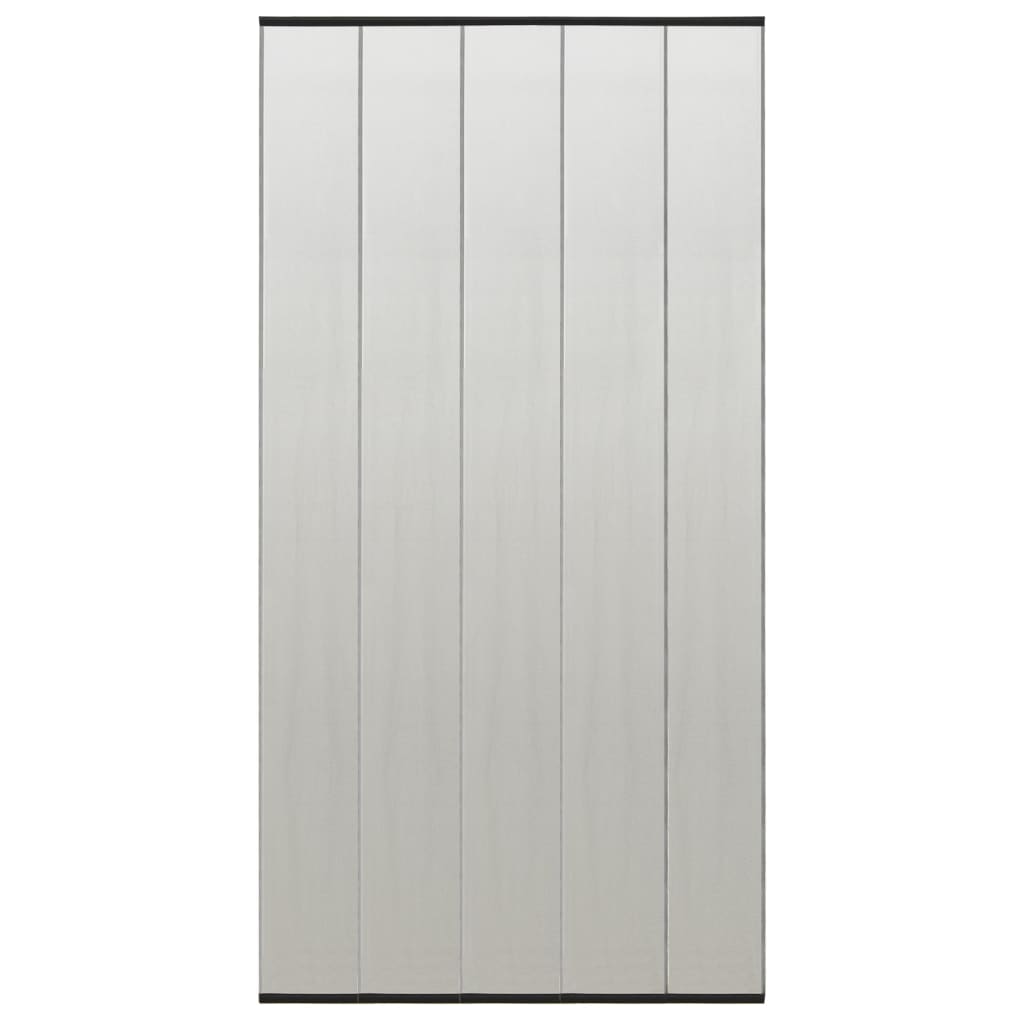 vidaXL kukaiņu siets durvīm, piecdaļīgs, melns, 120x240 cm