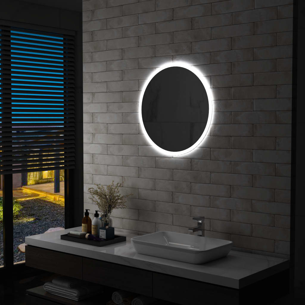vidaXL vannasistabas spogulis ar LED apgaismojumu, 60 cm