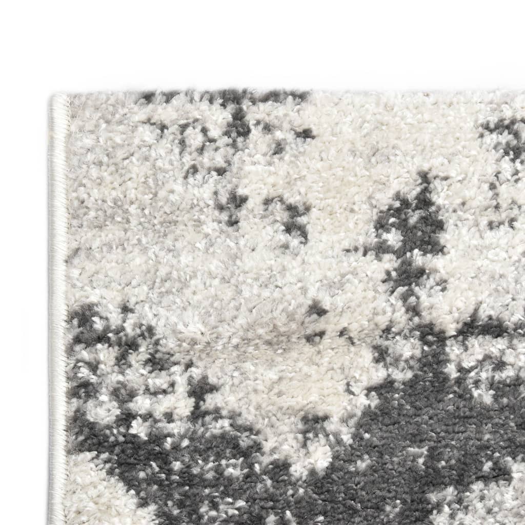 vidaXL paklājs, pelēks un balts, 80x150 cm, PP