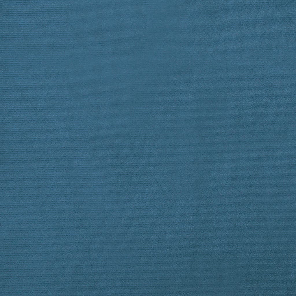 vidaXL suņa gulta ar pagarinājumu, zila, 100x50x30 cm, samts