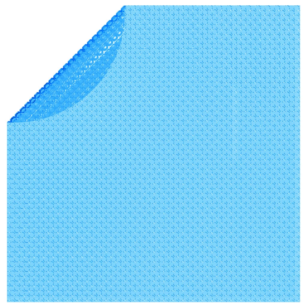 vidaXL baseina plēve, solāra, peldoša, apaļa, 455 cm, zils PE