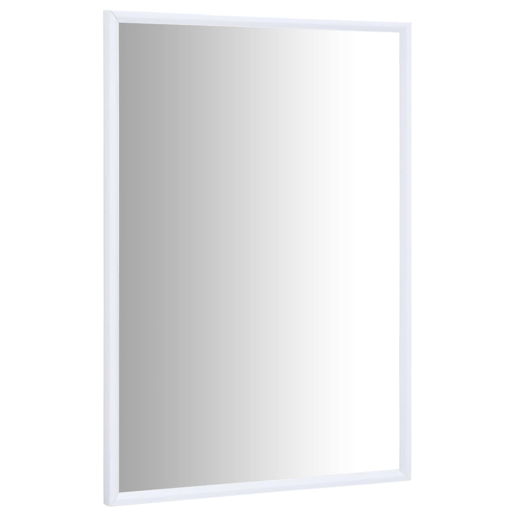 vidaXL spogulis, 60x40 cm, balts