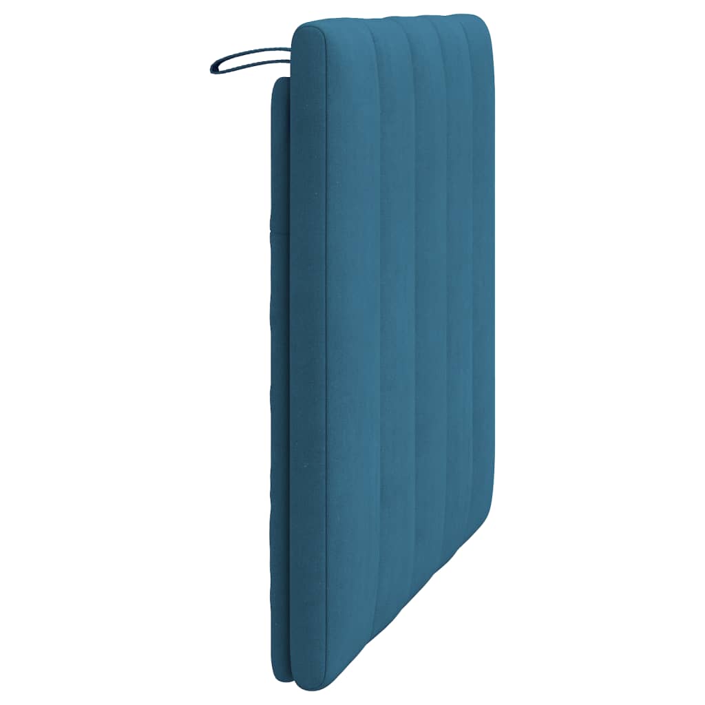 vidaXL galvgaļa spilvens, zils, 80 cm, samts