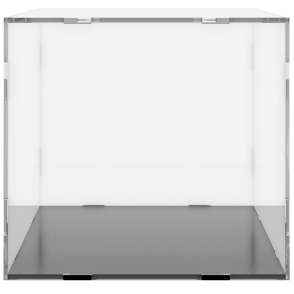 vidaXL vitrīnas kaste, caurspīdīga, 24x12x11 cm, akrils