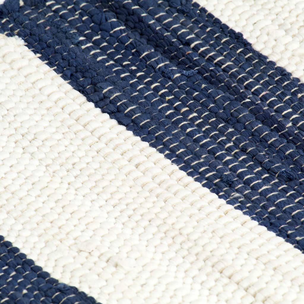 vidaXL Chindi galda paliktņi, 6 gab., zili un balti, 30x45 cm