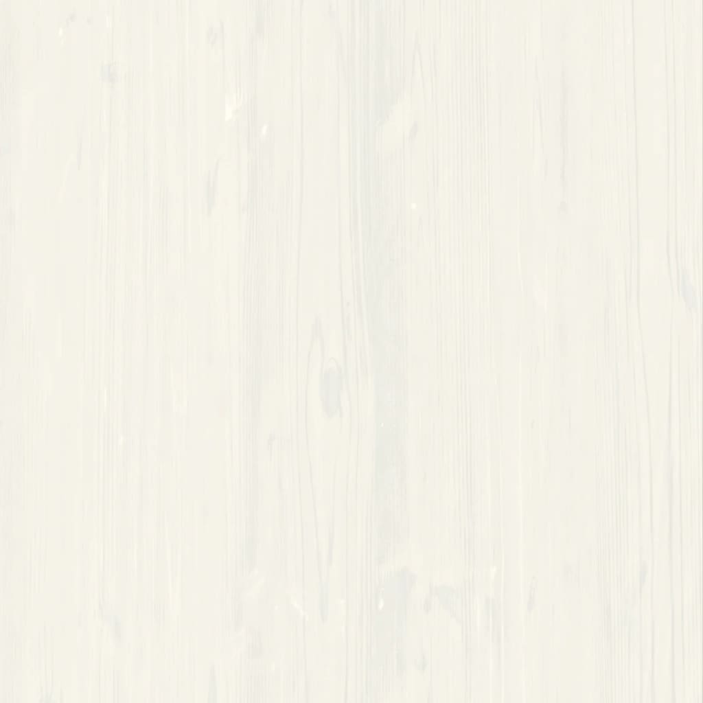 vidaXL grāmatu plaukts, VIGO, balts, 60x35x114,5 cm, priedes masīvkoks