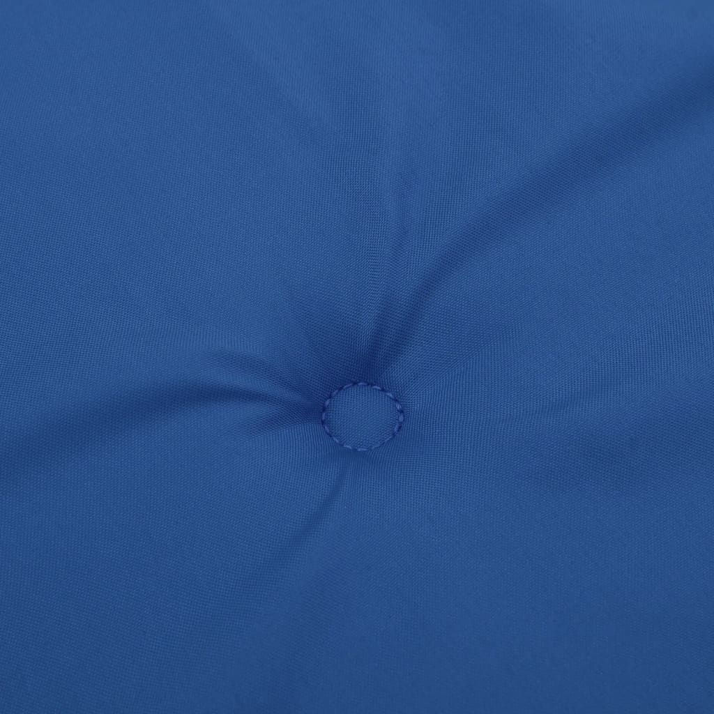 vidaXL dārza sola matracis, 100x50x3 cm, audums, koši zils