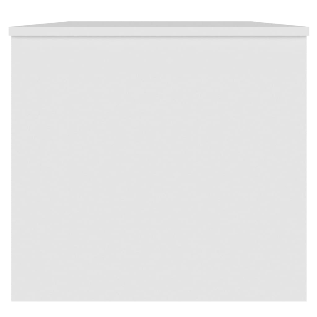 vidaXL kafijas galdiņš, balts, 102x50,5x46,5 cm, inženierijas koks
