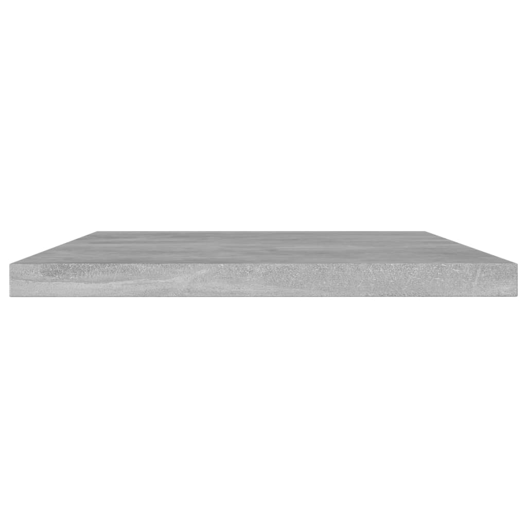 vidaXL plauktu dēļi, 4 gab., betonpelēki, 60x10x1,5 cm, skaidu plāksne