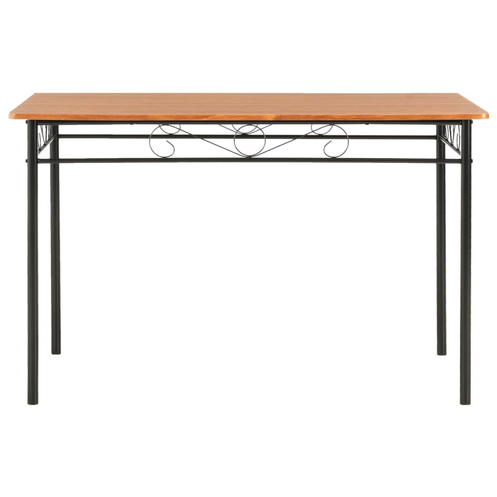 vidaXL virtuves galds, brūns, 120x70x75 cm, MDF
