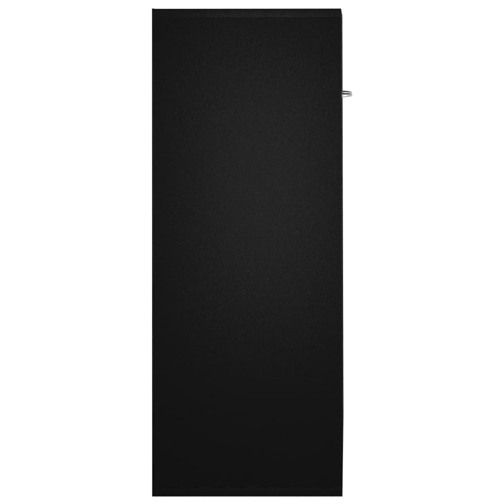 vidaXL kumode, 60x30x75 cm, kokskaidu plātne, melna