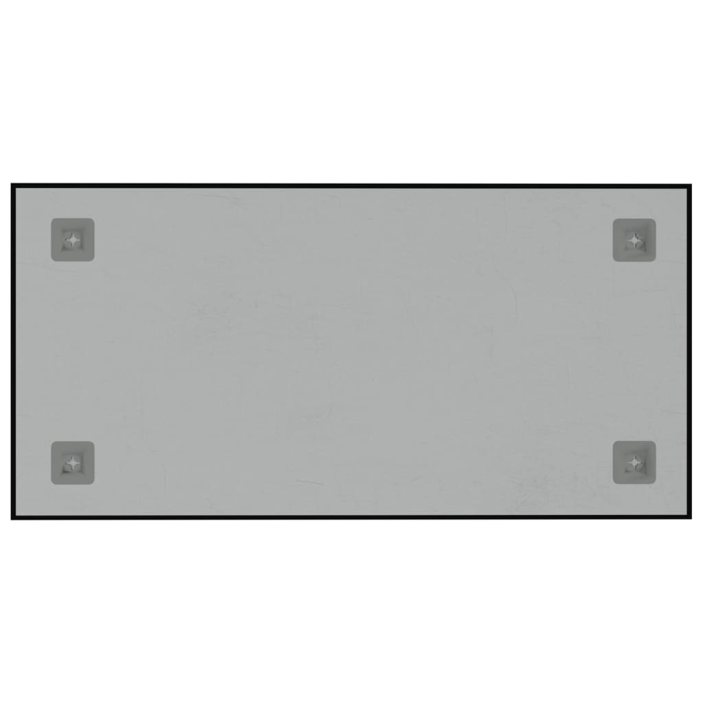 vidaXL magnētiskā tāfele, stiprināma pie sienas, melna, 60x30 cm