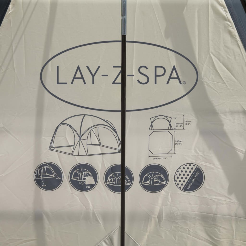 Bestway Lay-Z-Spa kupoltelts karstajiem kubliem, 390x390x255 cm