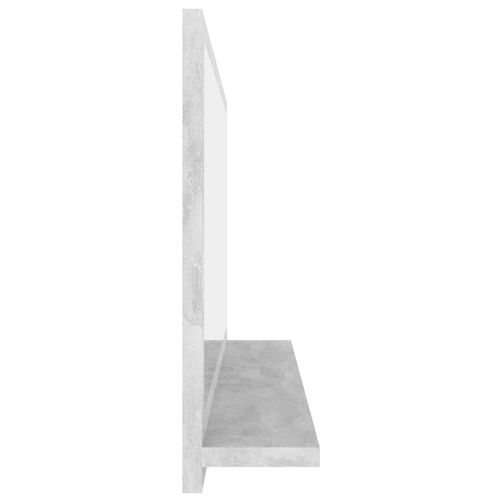 vidaXL vannasistabas spogulis, betona pelēks, 80x10,5x37 cm
