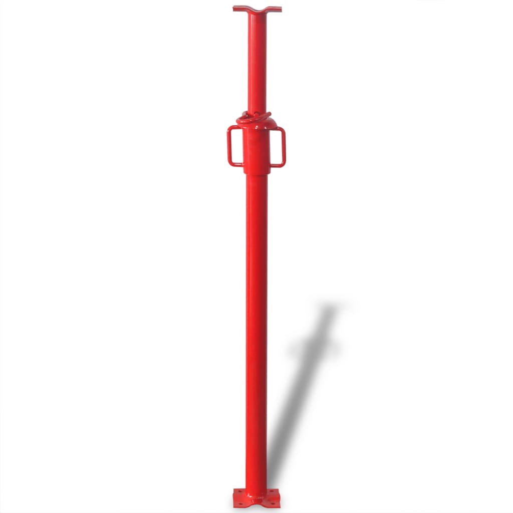 vidaXL konstrukciju balsts, 180 cm, sarkans