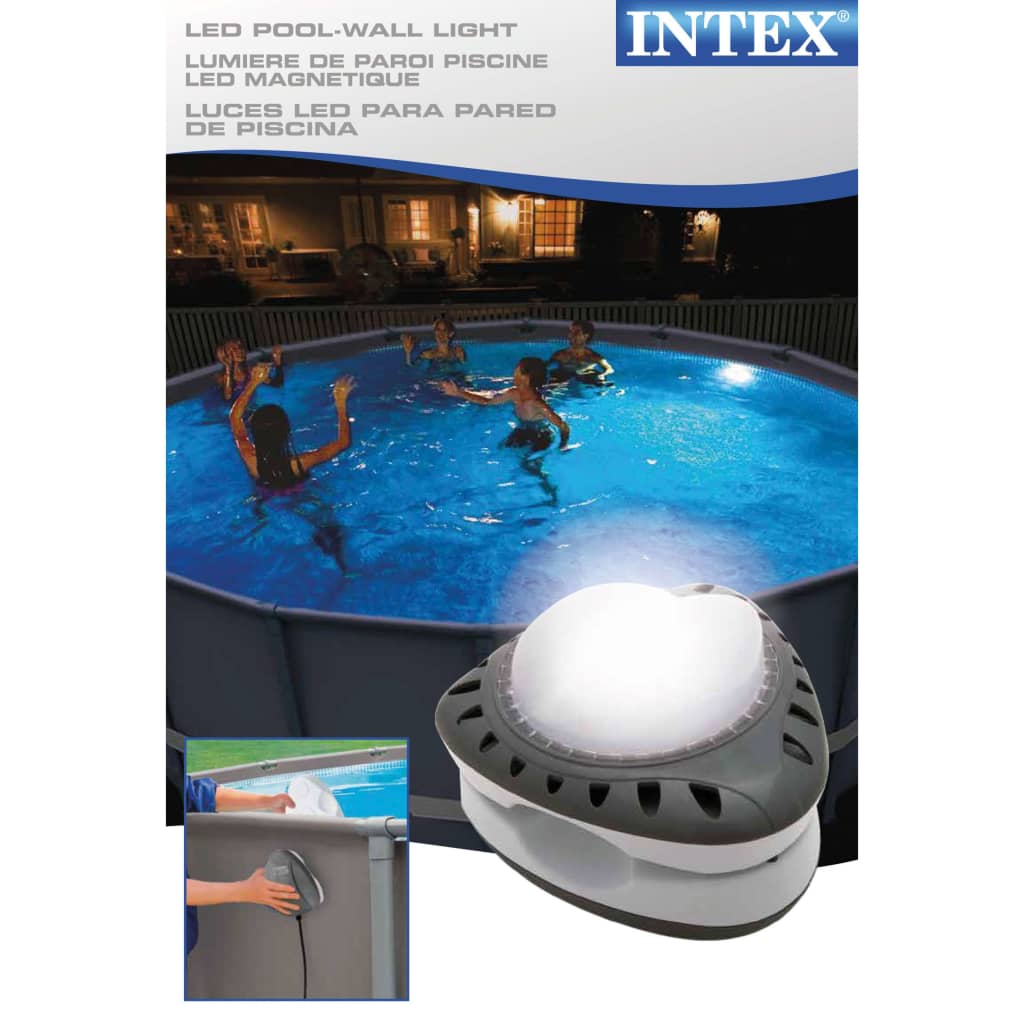 Intex magnētiskā LED baseina sienas lampa, 28688