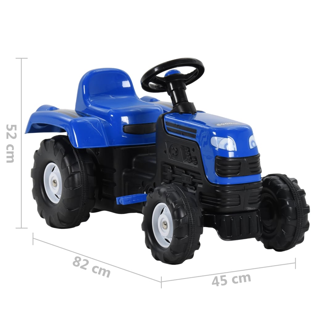 vidaXL bērnu traktors, zils