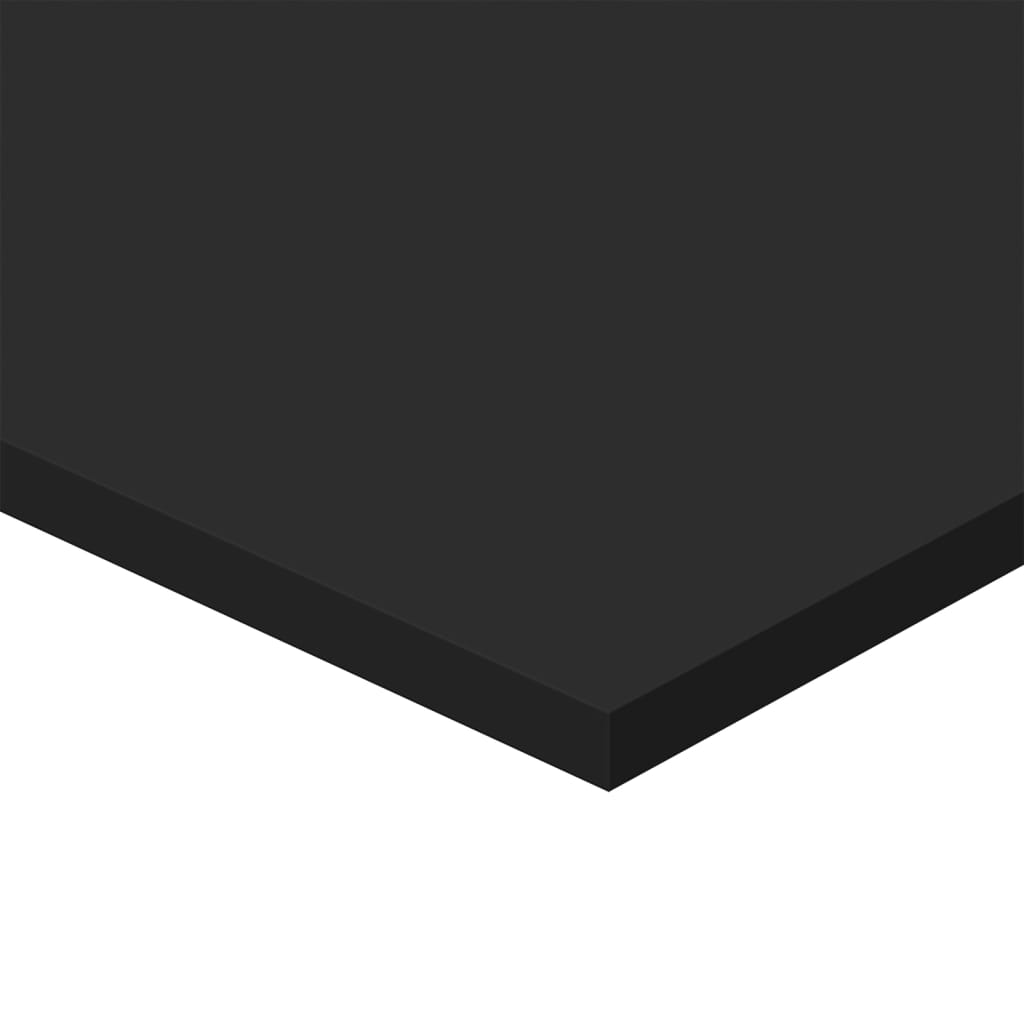 vidaXL plauktu dēļi, 4 gab., melni, 40x40x1,5 cm, skaidu plāksne