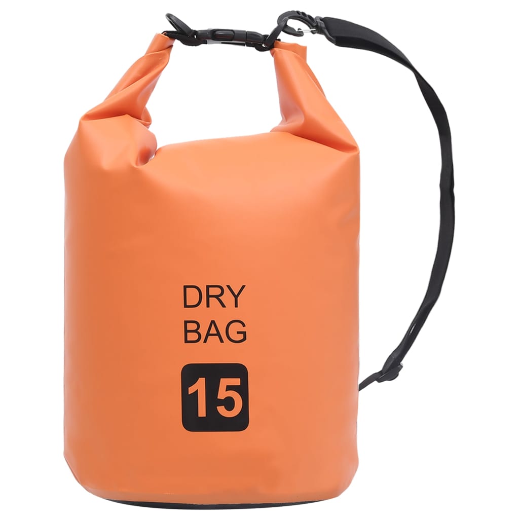 vidaXL ūdens soma, oranža, 15 L, PVC