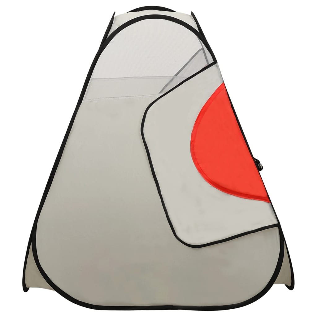 vidaXL rotaļu telts ar 250 bumbām, ziloņa forma, 174x86x101 cm, pelēka