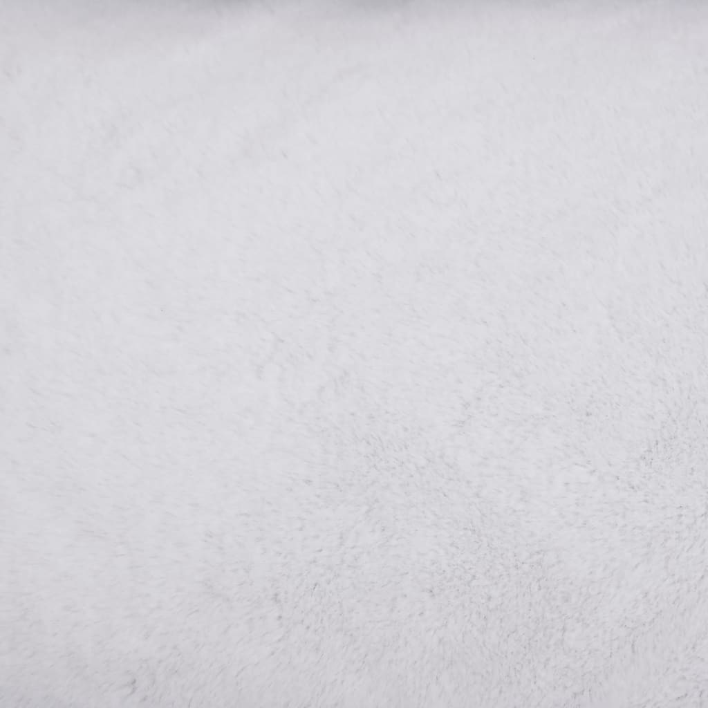 vidaXL suņu gulta, melna ar baltu, 85,5x70x23 cm, lina dizains, flīss