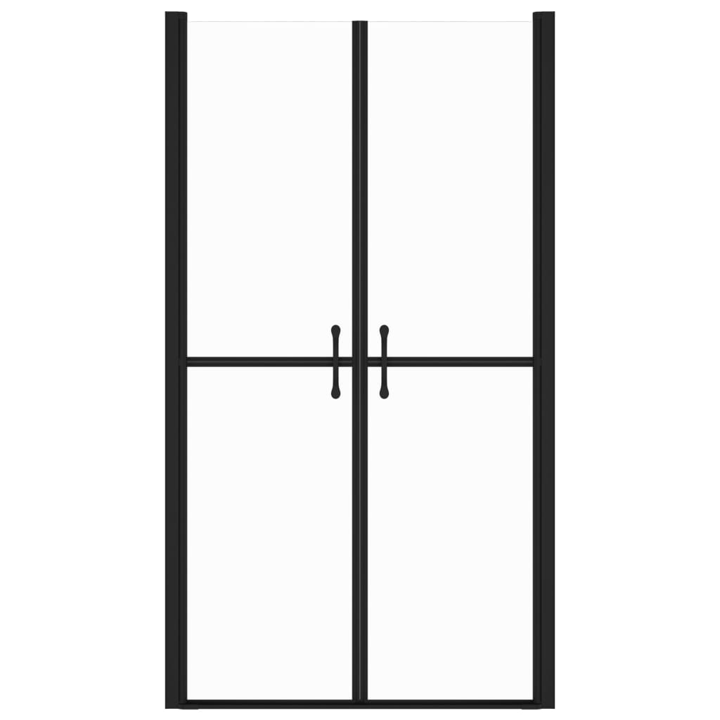 vidaXL dušas durvis, (93-96)x190 cm, ESG, caurspīdīgas
